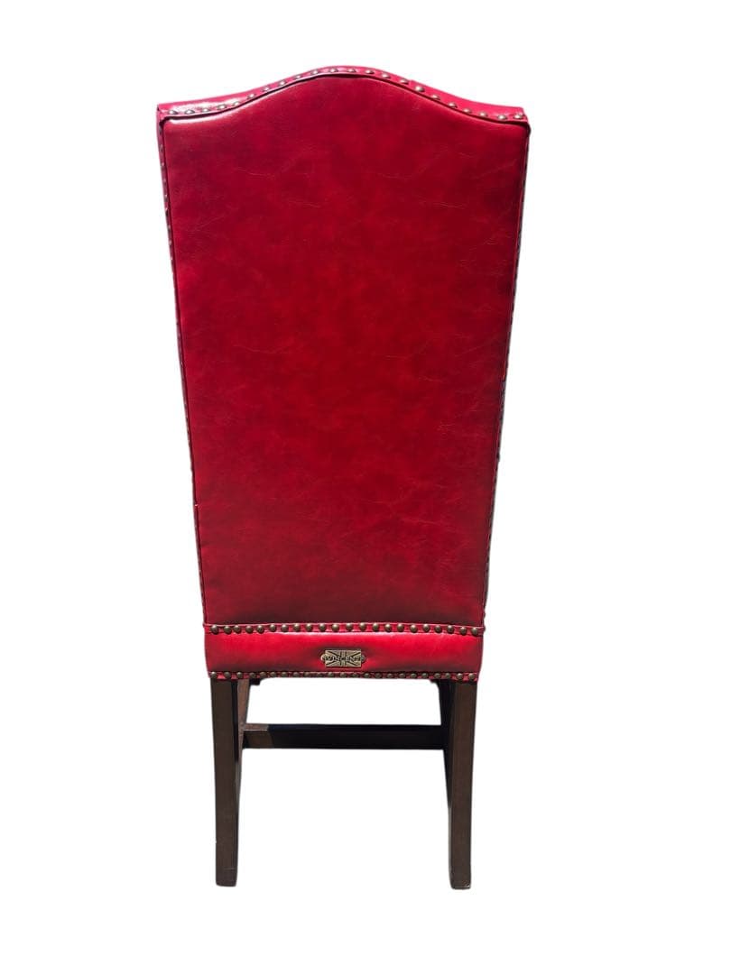 VINCENT ヴィンセント ハイバック ダイニングチェア レッド 椅子・チェア