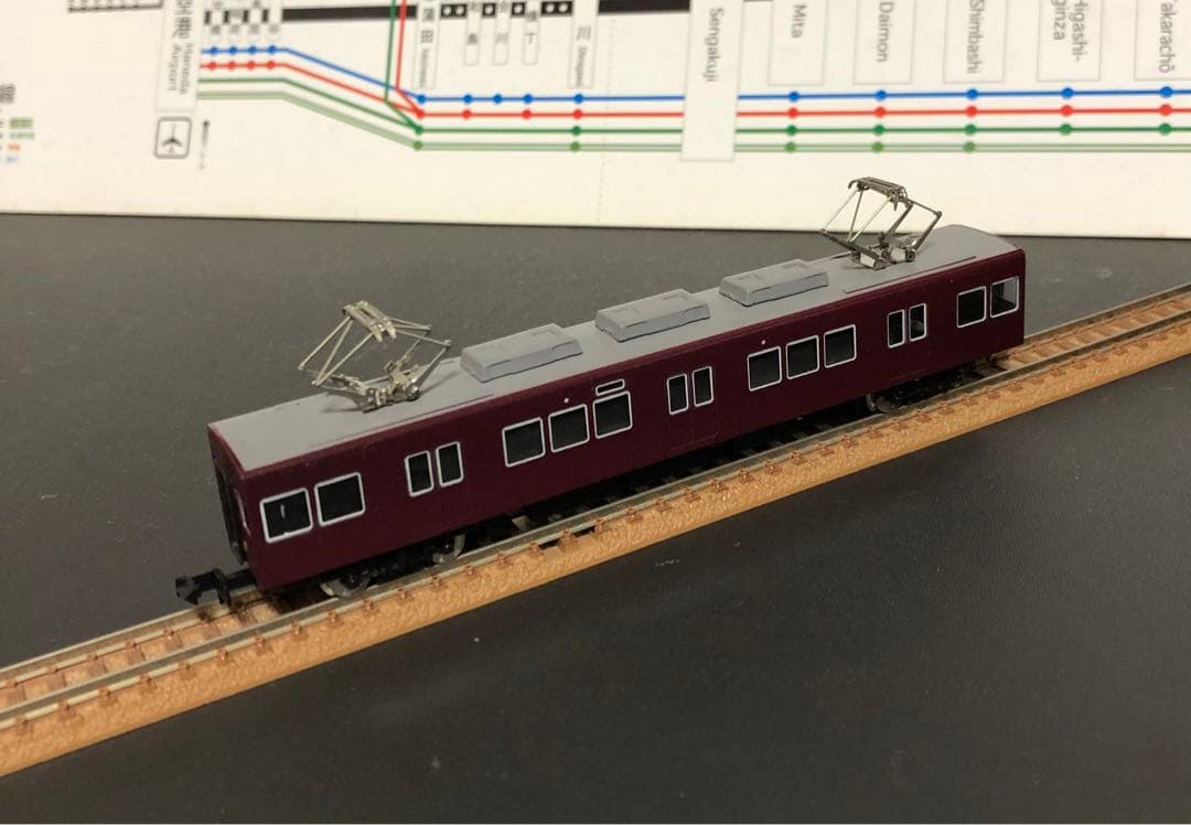 管理番号1495 阪急Nゲージ しなのマイクロ3000系4両セット