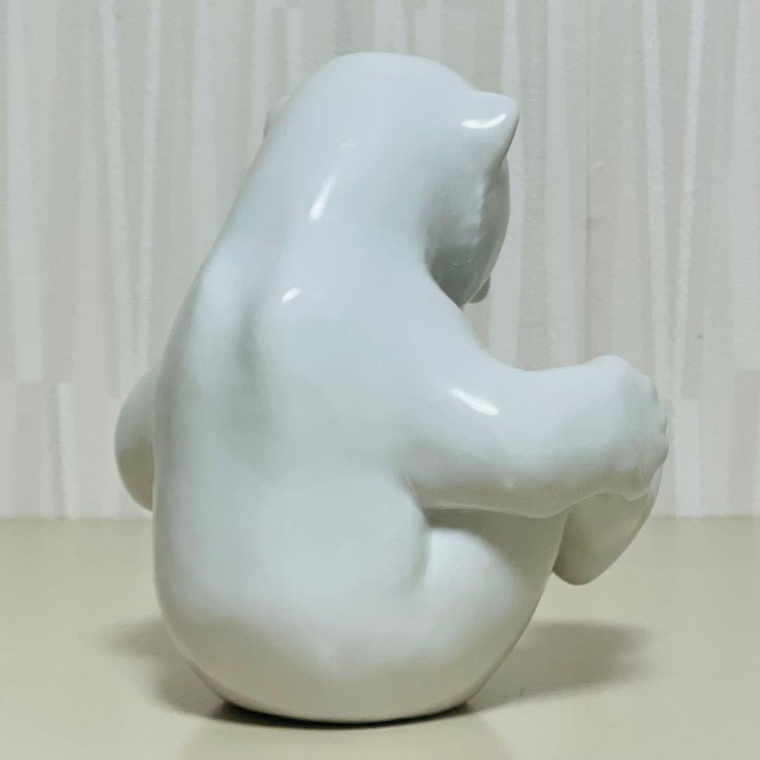 希少デザイン レア ロイヤルコペンハーゲン シロクマ フィギュリン