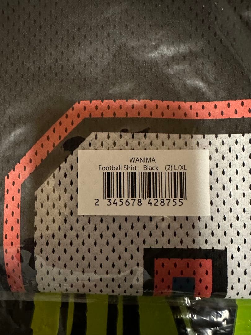 ☆WANIMA football shirt ☆ Black L/XL