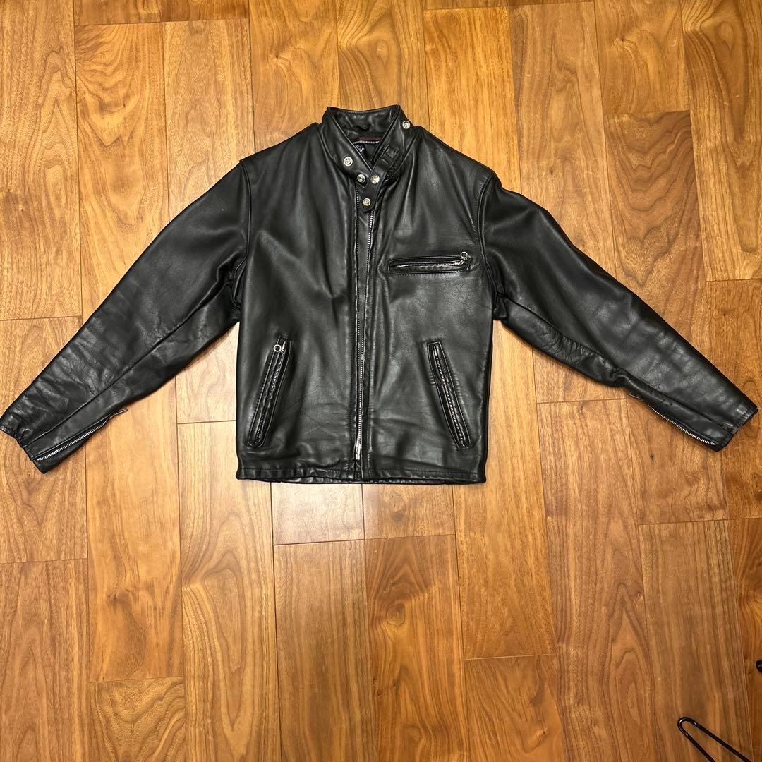 Schott641 シングルライダース 34ボアライナー付