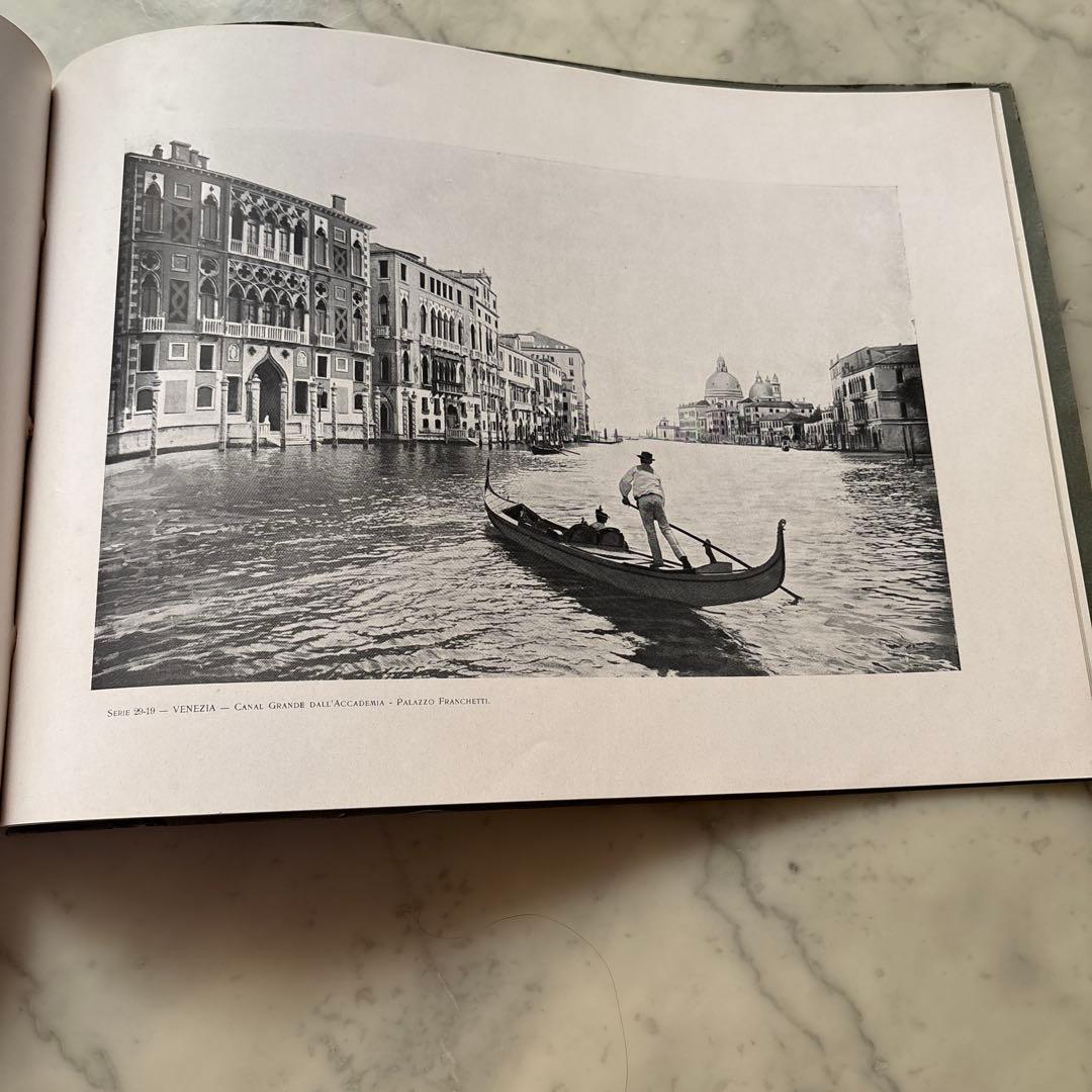 イタリア アンティーク ヴィンテージ フォトアルバム 写真集 ヴェネツィア