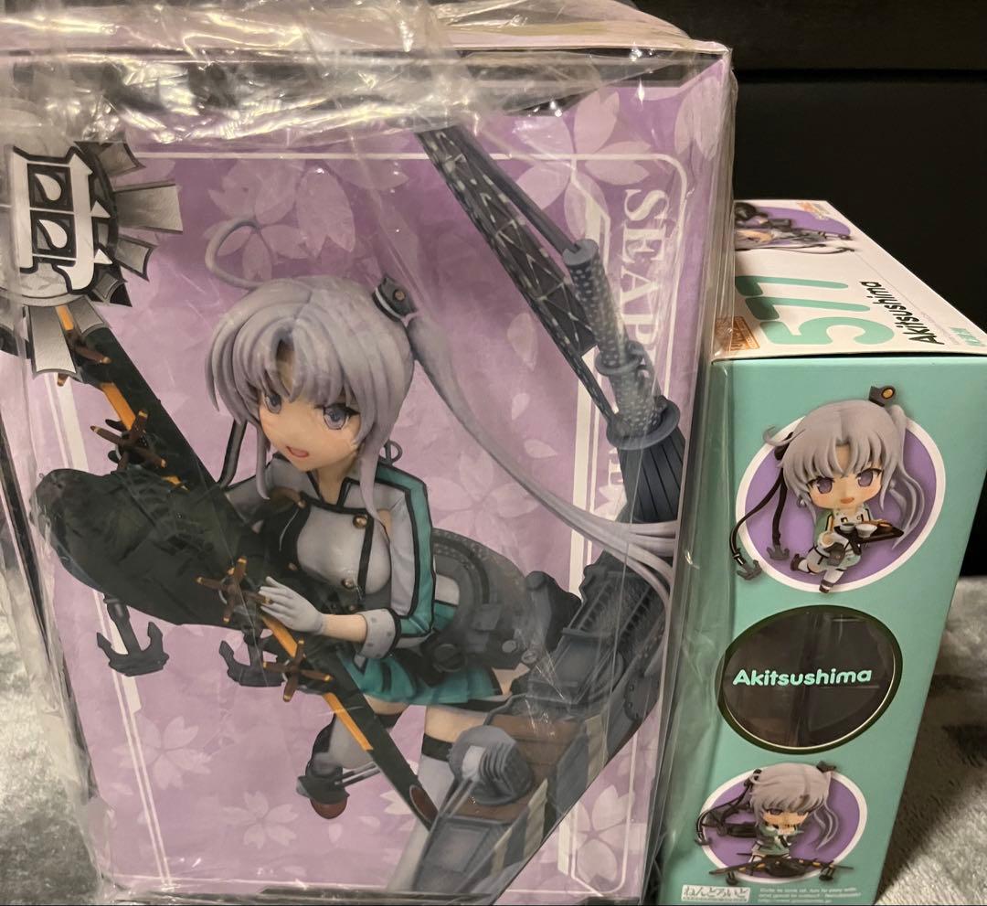 と*じ様 艦これ 秋津洲 1/7スケール フィギュア ねんどろいど 2体セット