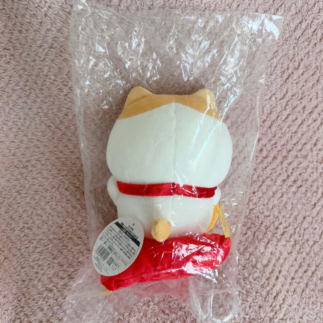 新品】招福！ハチワレ ぬいぐるみS ちいかわ 招き猫 タグ付き
