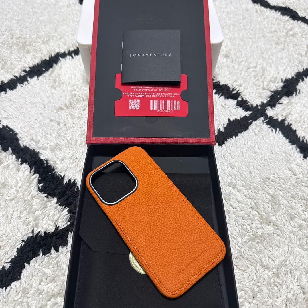 BONAVENTURA オレンジ iPhone15Puroケース新品未使用値下げ - メルカリ