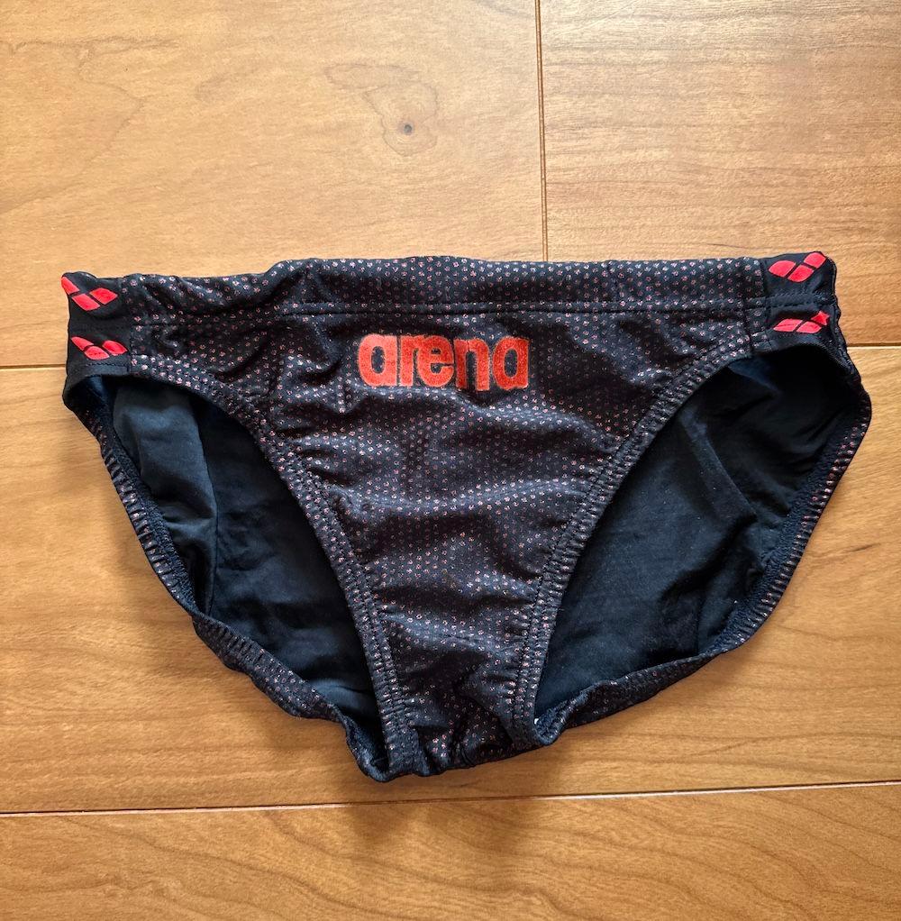 レア】arena トライスーツ トライアスロン ブラック×レッド M 競パン