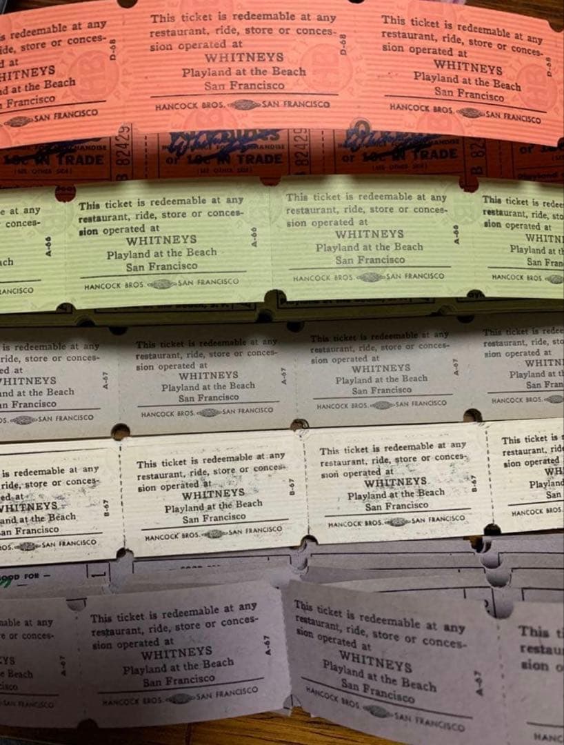 海外紙物 レア playland チケット 5種25枚 在庫わずか - メルカリ