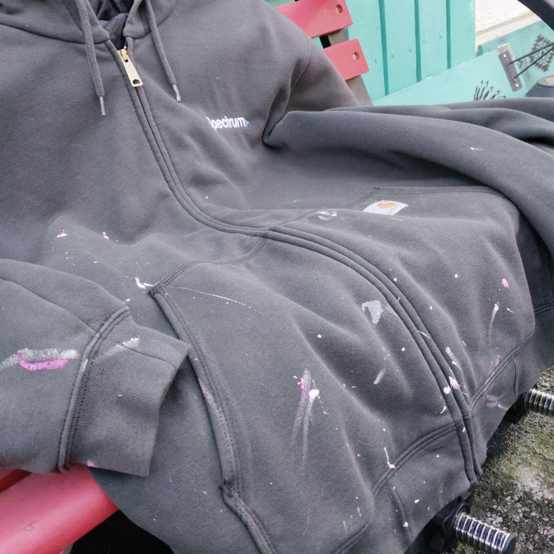 は*や様 レア Carhartt カーハート 裏地キルトフルジップパーカーアクテ