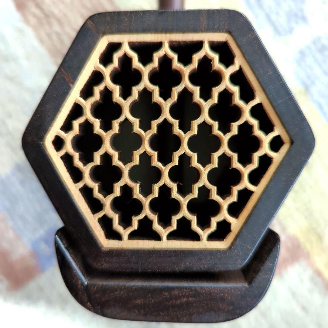 胡涵柔製作 未使用 15湾頭 螺鈿 薔薇 最上級 明清老紅木二胡 - メルカリ