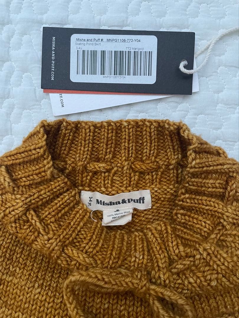 misha&puff skating pond skirt スケポン 3-4 y