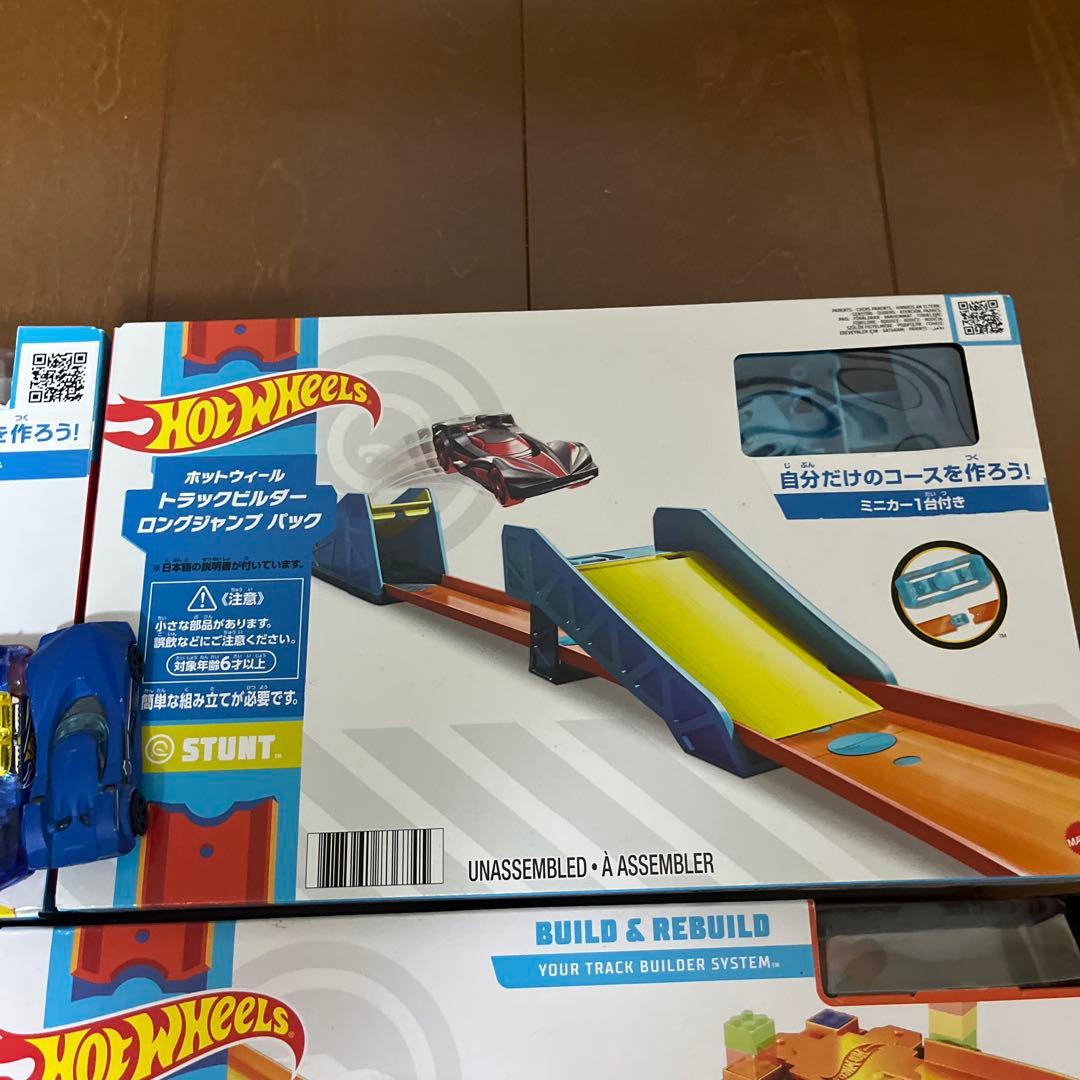 Hot Wheels トラックビルダー セット ミニカー付 モンスタートラック付