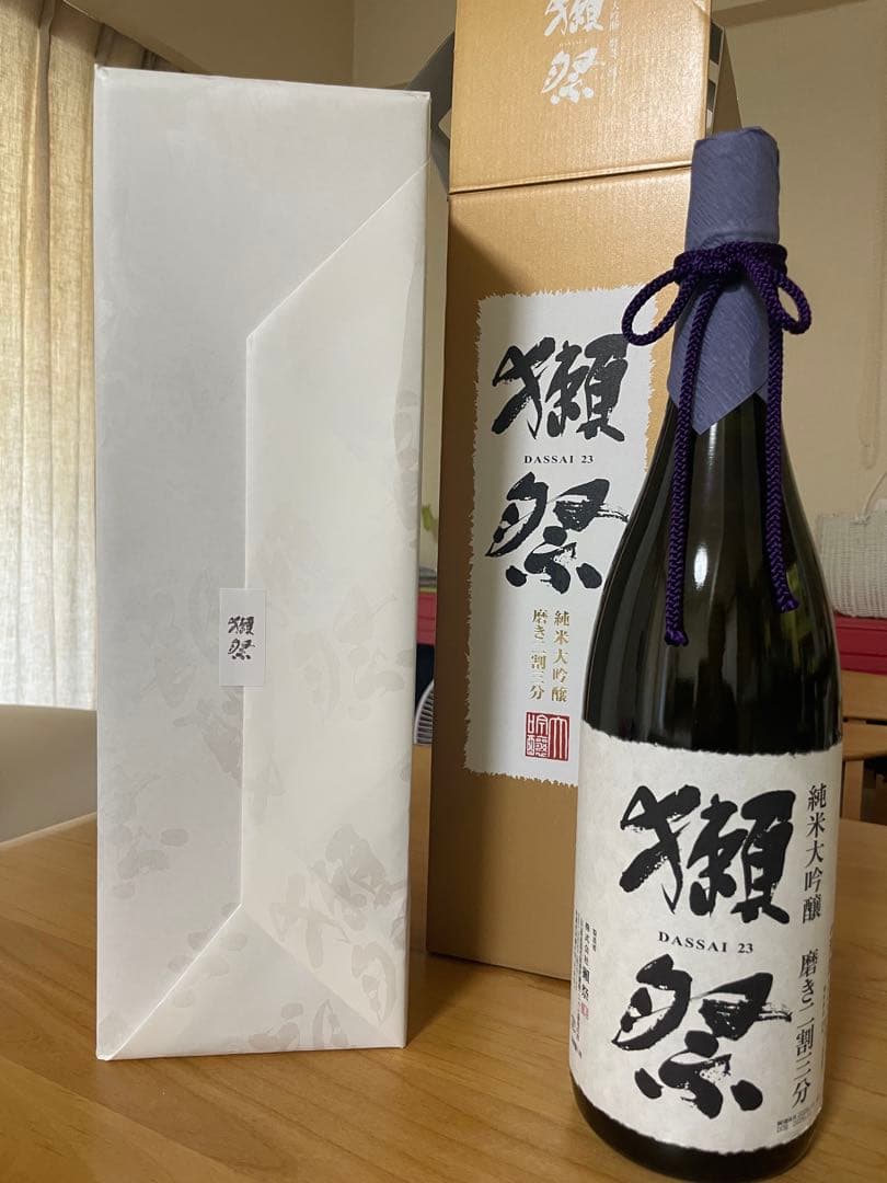 獺祭 DASSAI 23 純米大吟醸 1800ml ギフトボックス付き - メルカリ