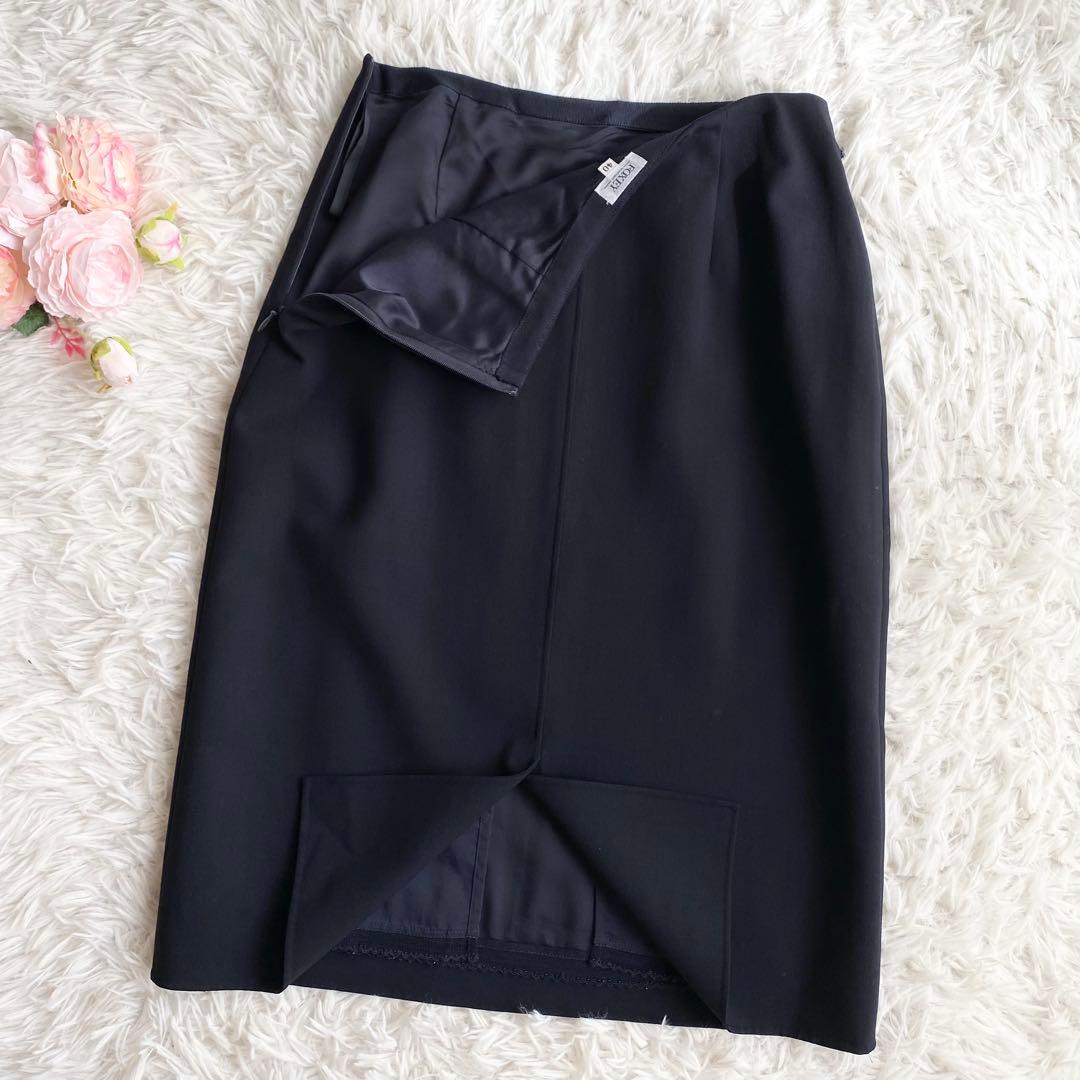 極美品*FOXEY サクセススーツ スカートスーツ ダブルフェイス ネイビー