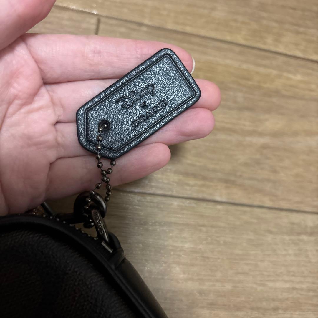 希少 コーチ ミッキー ディズニーコラボ ショルダーバッグ