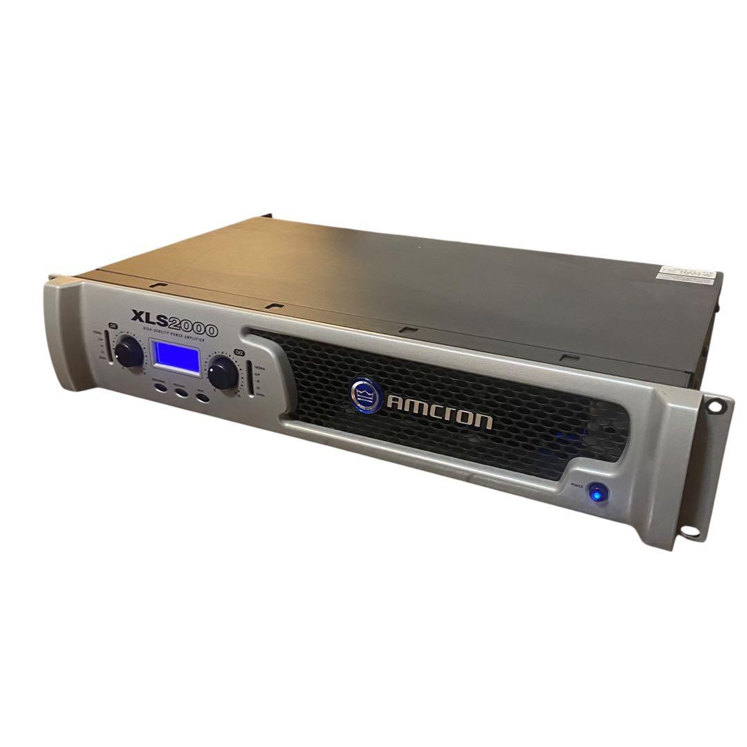 現状品】アムクロン デジタルパワーアンプ CROWN XLS2000