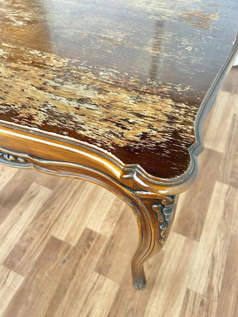 630 イタリア製 猫脚 ダイニングテーブル 木製 クラシック アンティーク