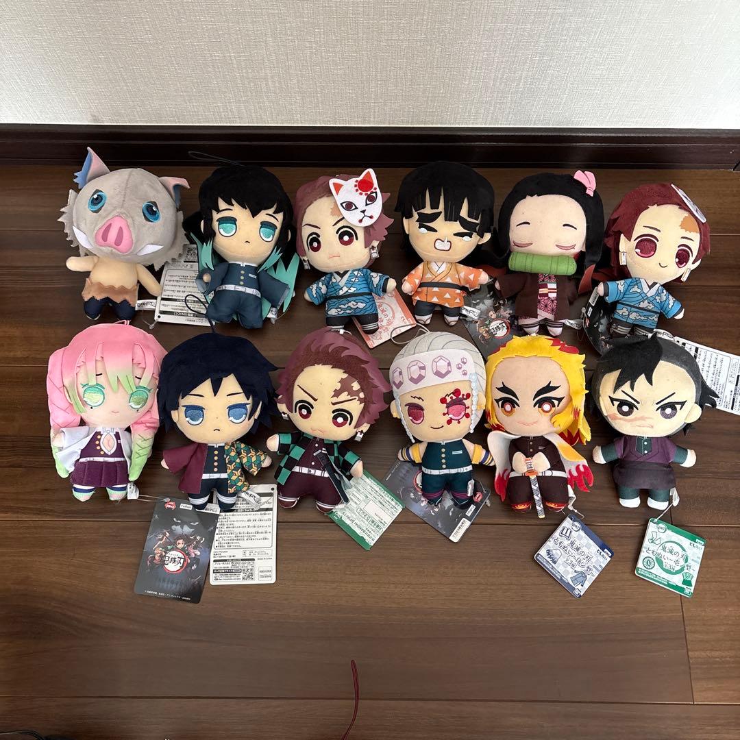 鬼滅の刃 ぬいぐるみセット 12体 - メルカリ
