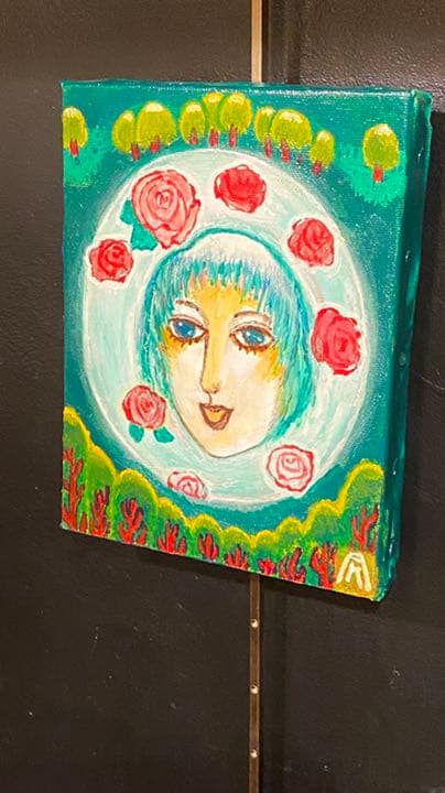 【アクリル画】 商品名 透めいな貴方 0号 額なし 未使用品