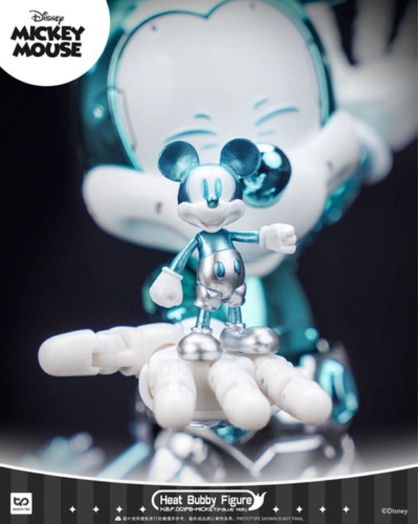 HeatBoys HB0077 ミッキーマウス 合金可動フィギュア ブルー HeatBoys