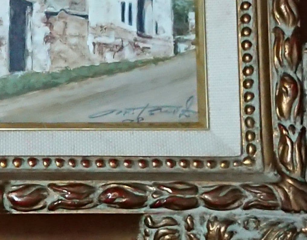 重森三雄作 油絵 3号サイズ 重森三雄作 油絵 3号サイズ 重森三