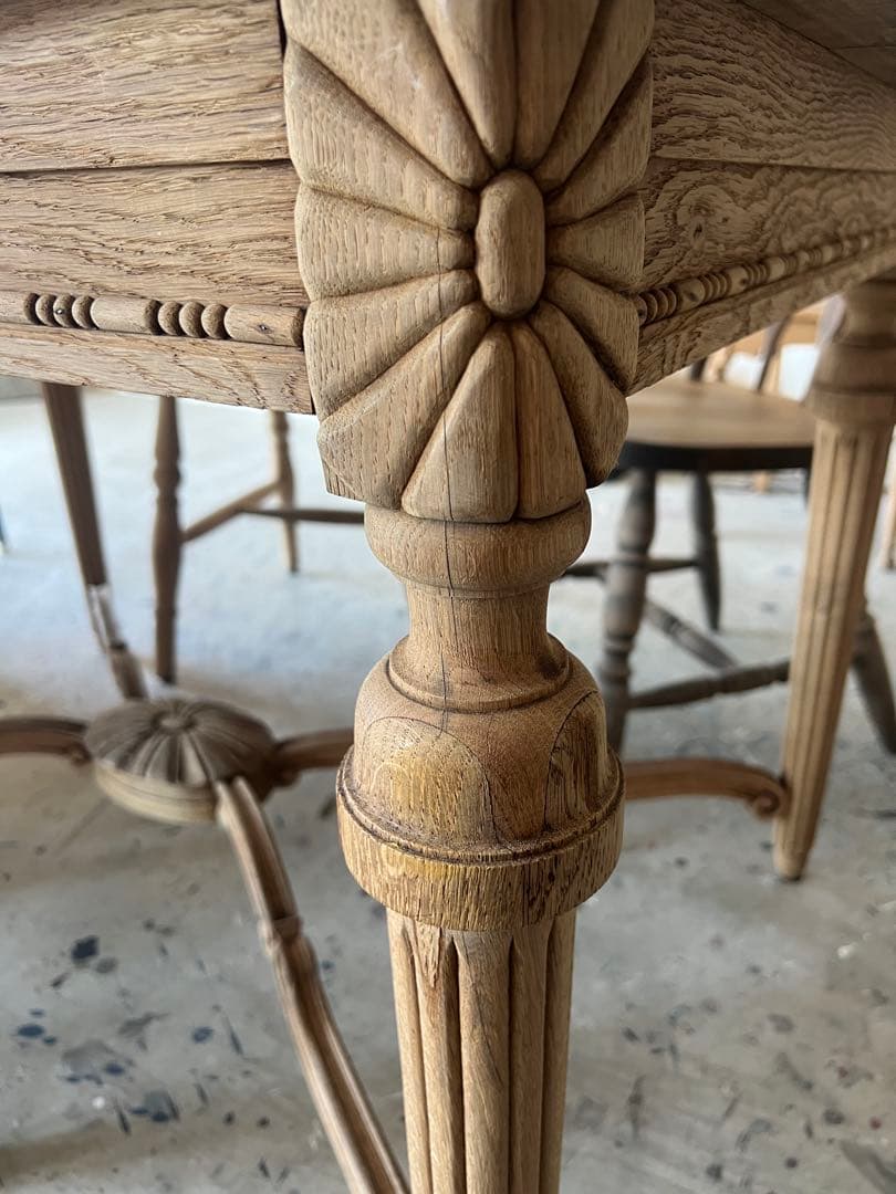 バラ売り要相談 剥離 木製ダイニングテーブル イス ヴィンテージ