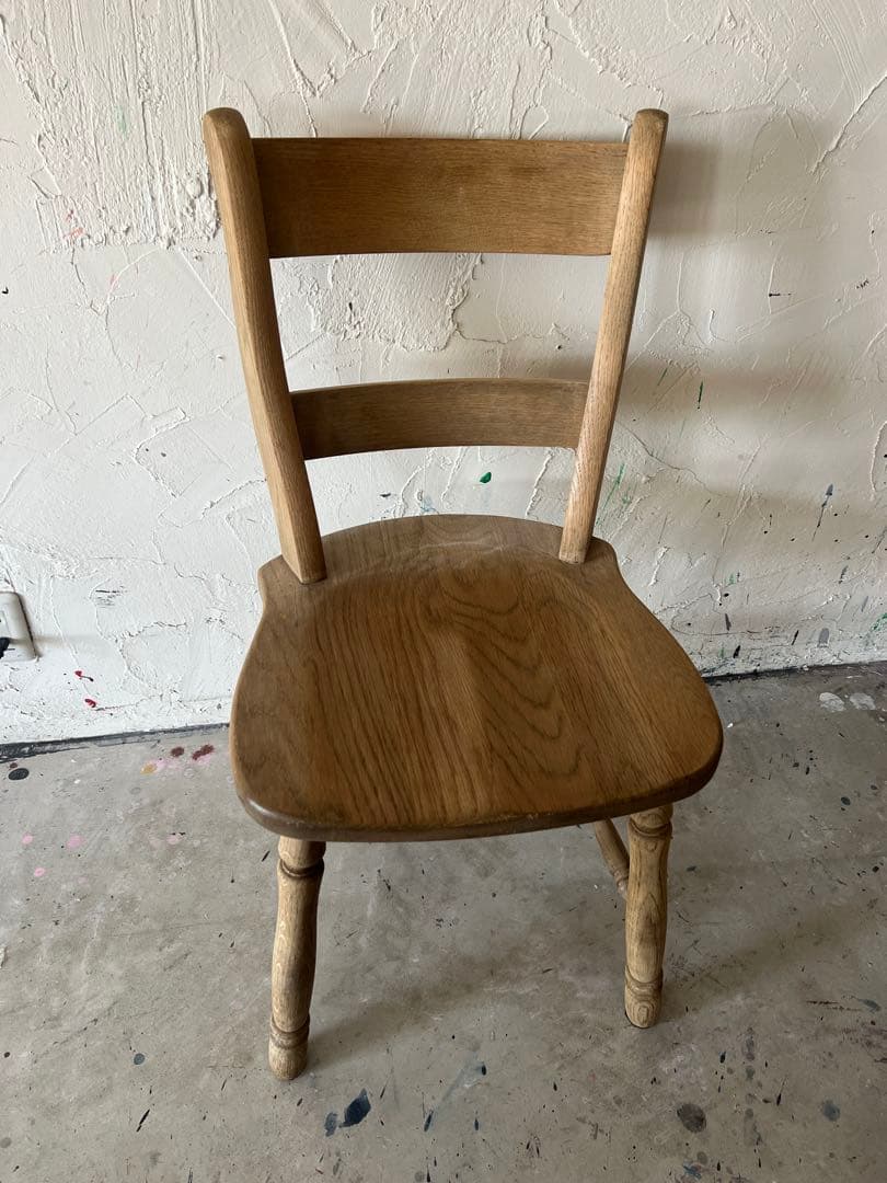 バラ売り要相談 剥離 木製ダイニングテーブル イス ヴィンテージ