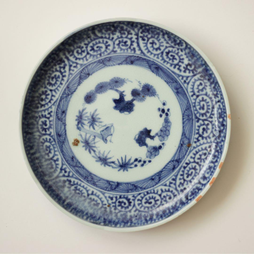 蛸唐草 松竹梅 6寸皿 大根蕪なます2客 松梅小皿2