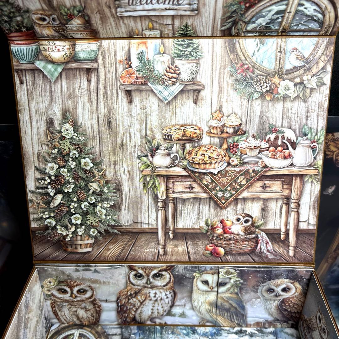 ４１０新スタンペリアTHEOWL’S HOUSEおすそ分け引き出し付収納ボックス