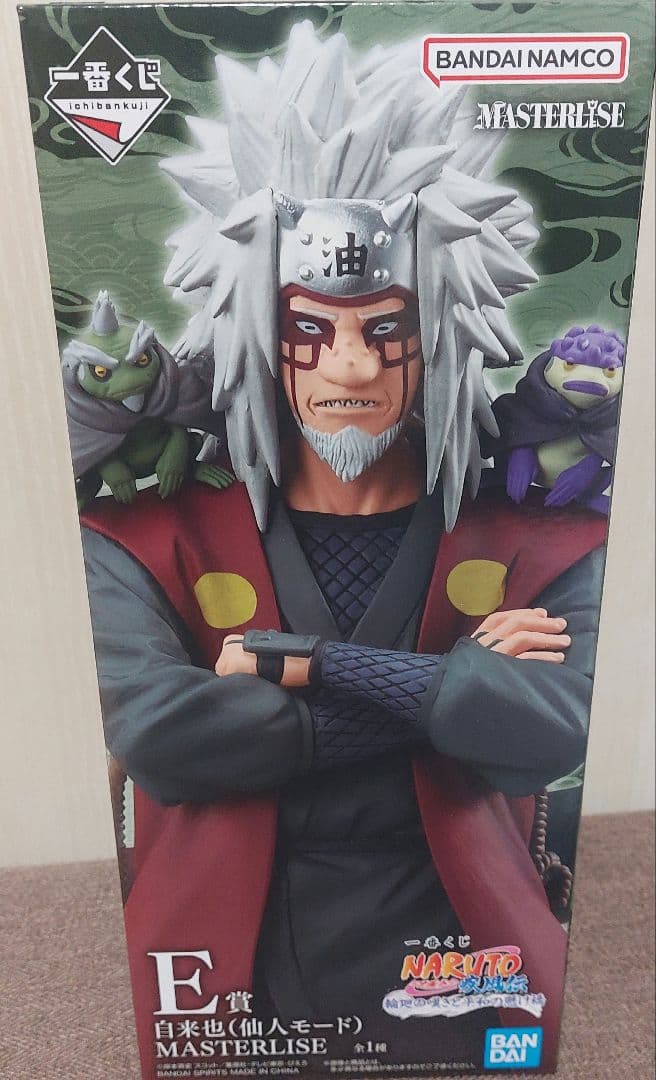 一番くじ NARUTO E賞 自来也 仙人モード フィギュア ナルト おまけ