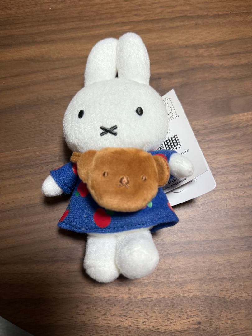 ミッフィースタイル ボリス ポシェット マスコット キーチェーン