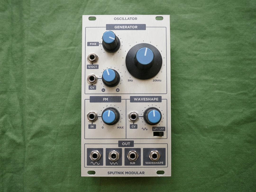 新春値下げ！ Sputnik modular oscillator Sputnik Modular Dual Oscillator— Clockface Modular