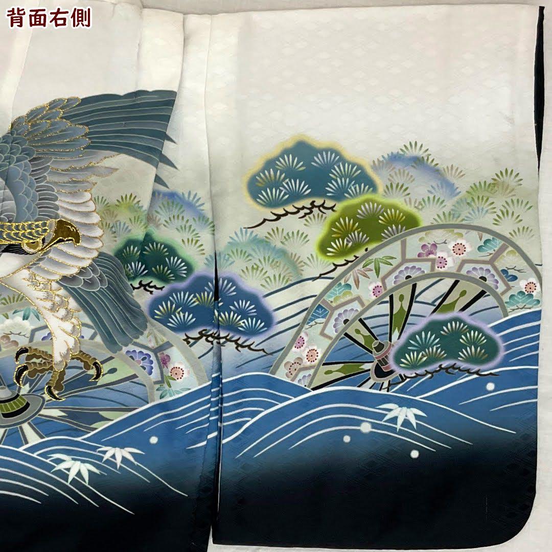 七五三 ３歳 男児 羽織・着物セット 43cm 男の子 レンタル処分品 男の子