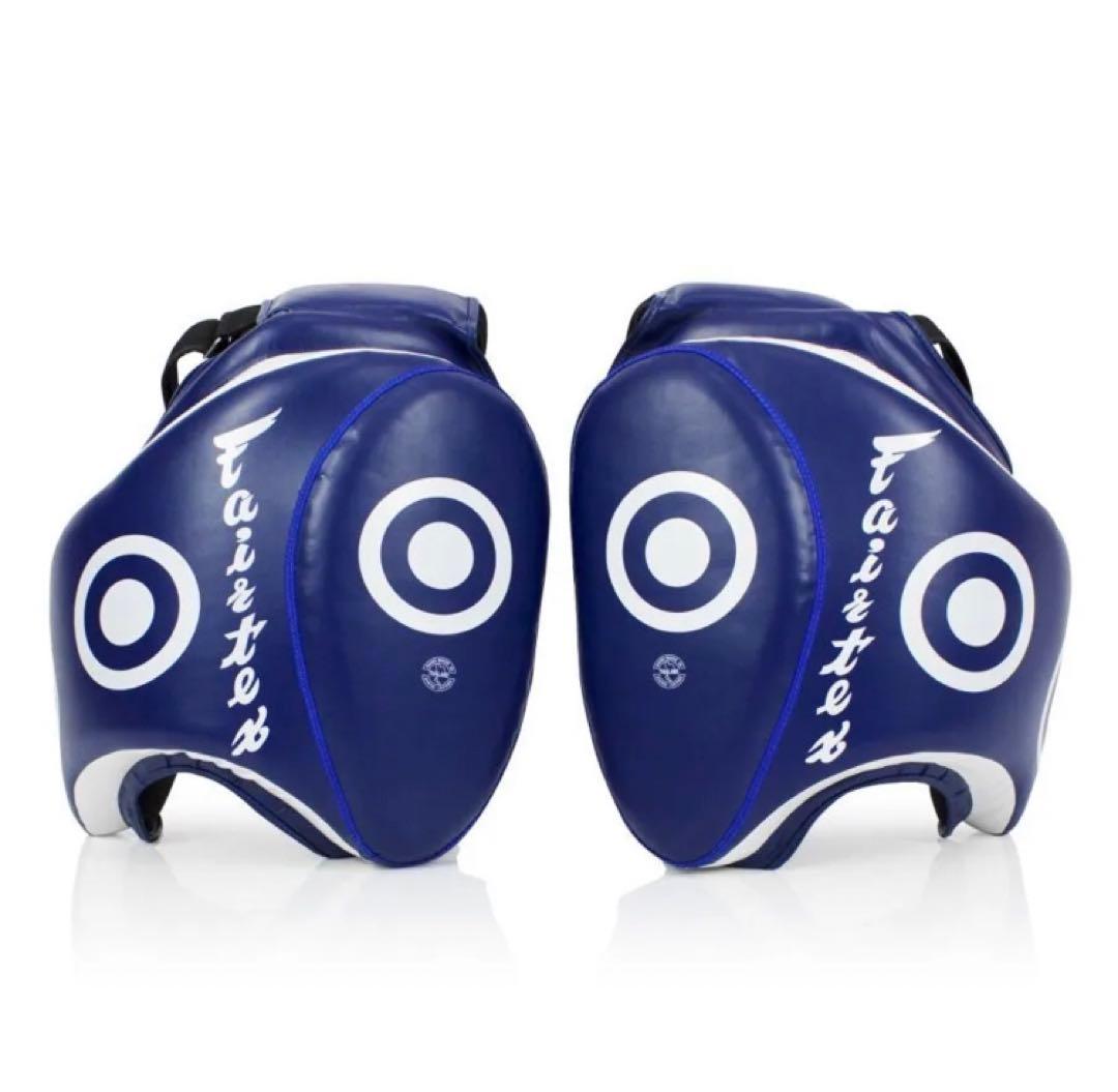 Fairtex ローキックパッド 青 ムエタイ キックボクシング 左右セット