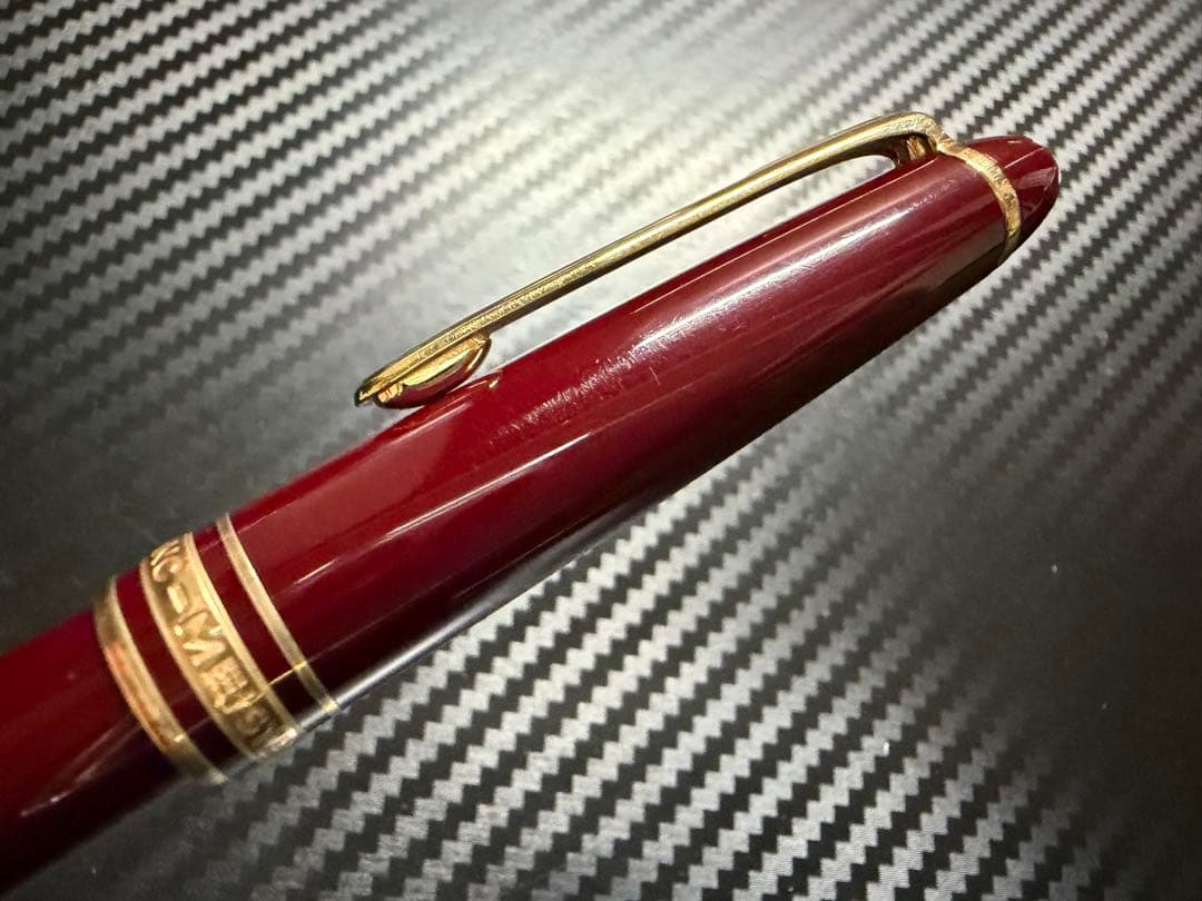極美品 モンブラン マイスターシュテュック 163 ボルドー ローラーボール