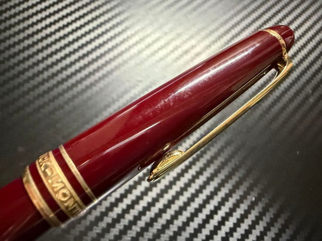 極美品 モンブラン マイスターシュテュック 163 ボルドー ローラー