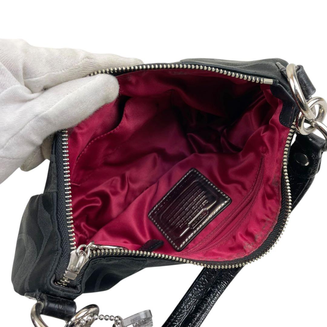✨極美品 COACH コーチポピー ショルダーバック 2way クロスボディ 黒