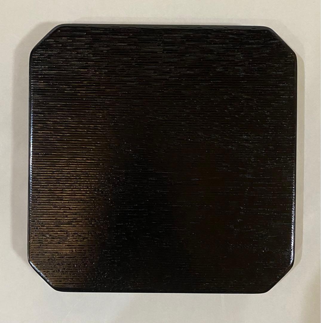 茶道具　大徳寺重　木製本漆　5個