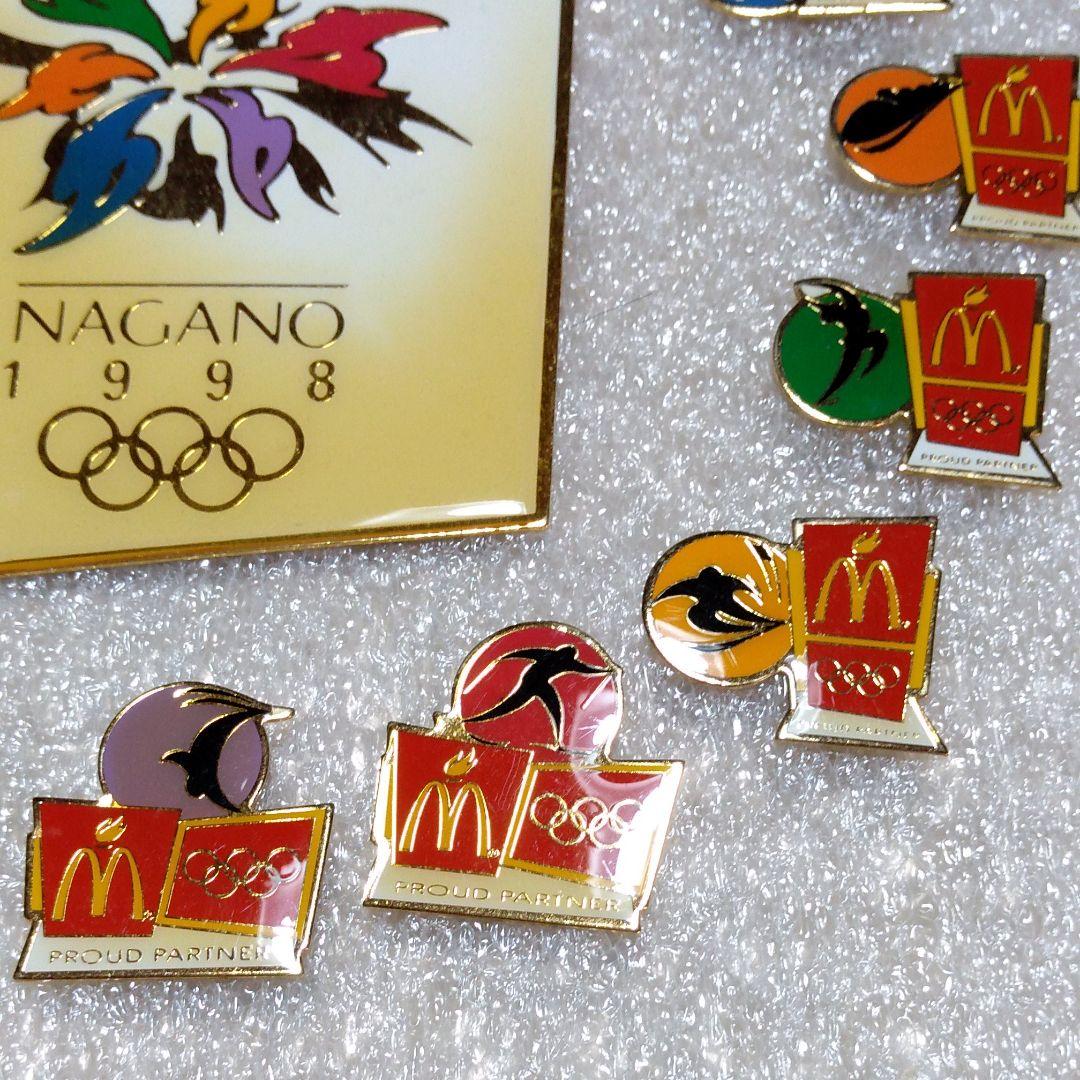 長野オリンピック USAマクドナルドVIPピンバッジのセット 2025年最新