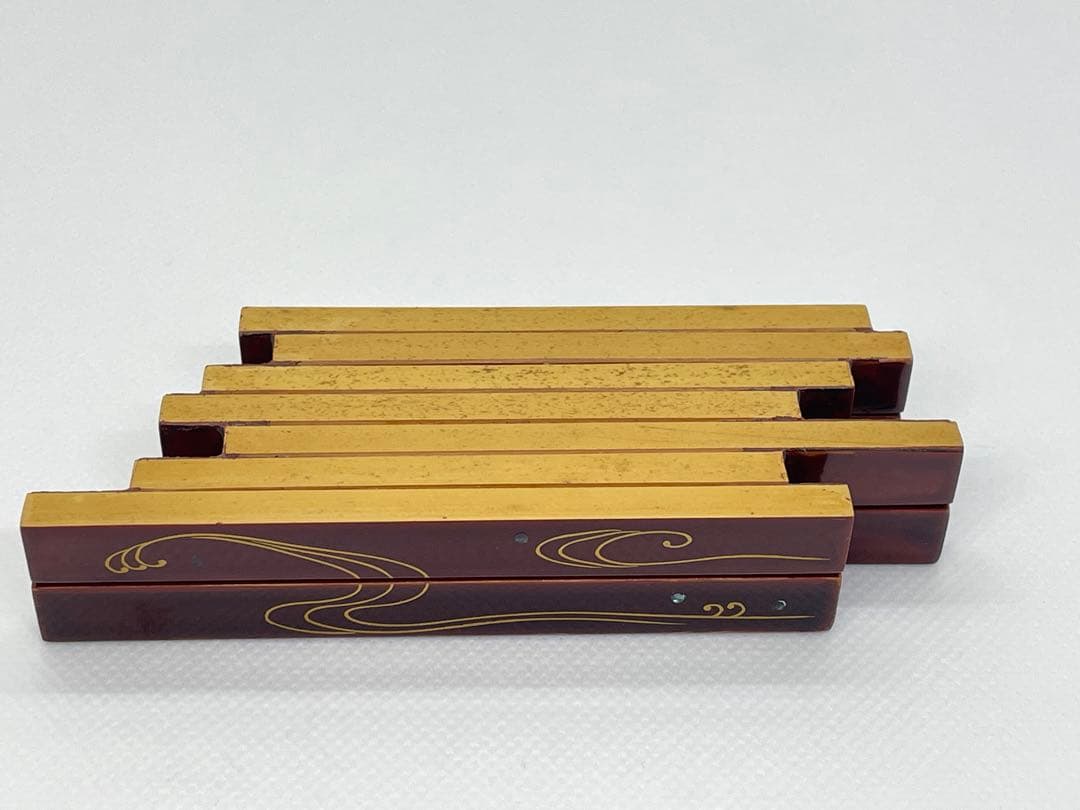 1円スタート】道場 宗廣 作 宗旦好 琉球 青貝 香合 共箱 栞付 保証品