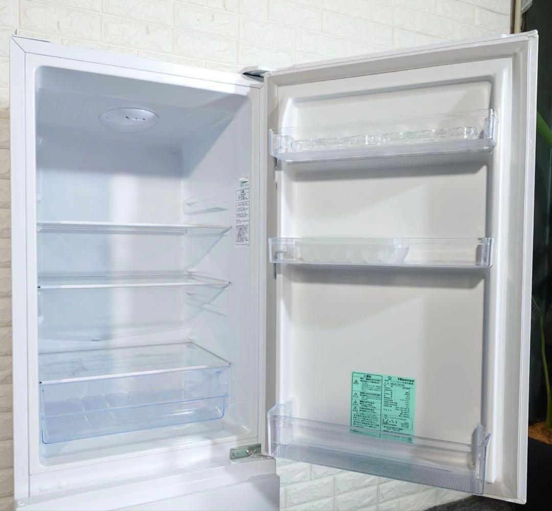 美品ハイセンス　2025年　冷蔵庫 HR-D1701W 175L ホワイト