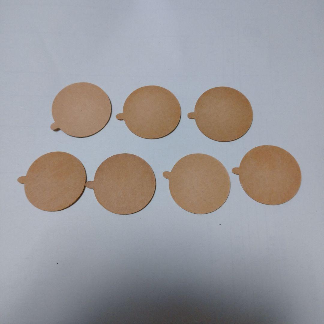 未使用  牛乳キャップ  愛生舎牛乳  全曜日  ７枚  新潟県長岡市