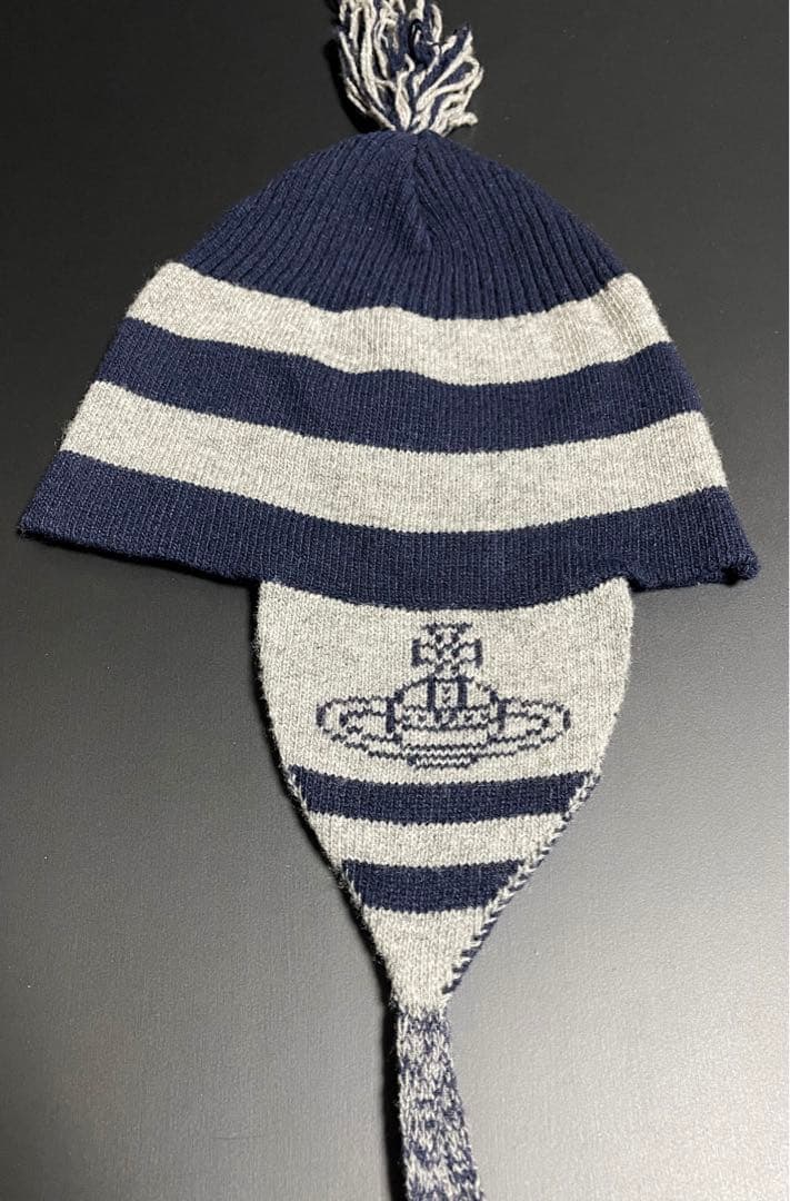 Vivienne Westwood ニット帽 ネイビー 本物