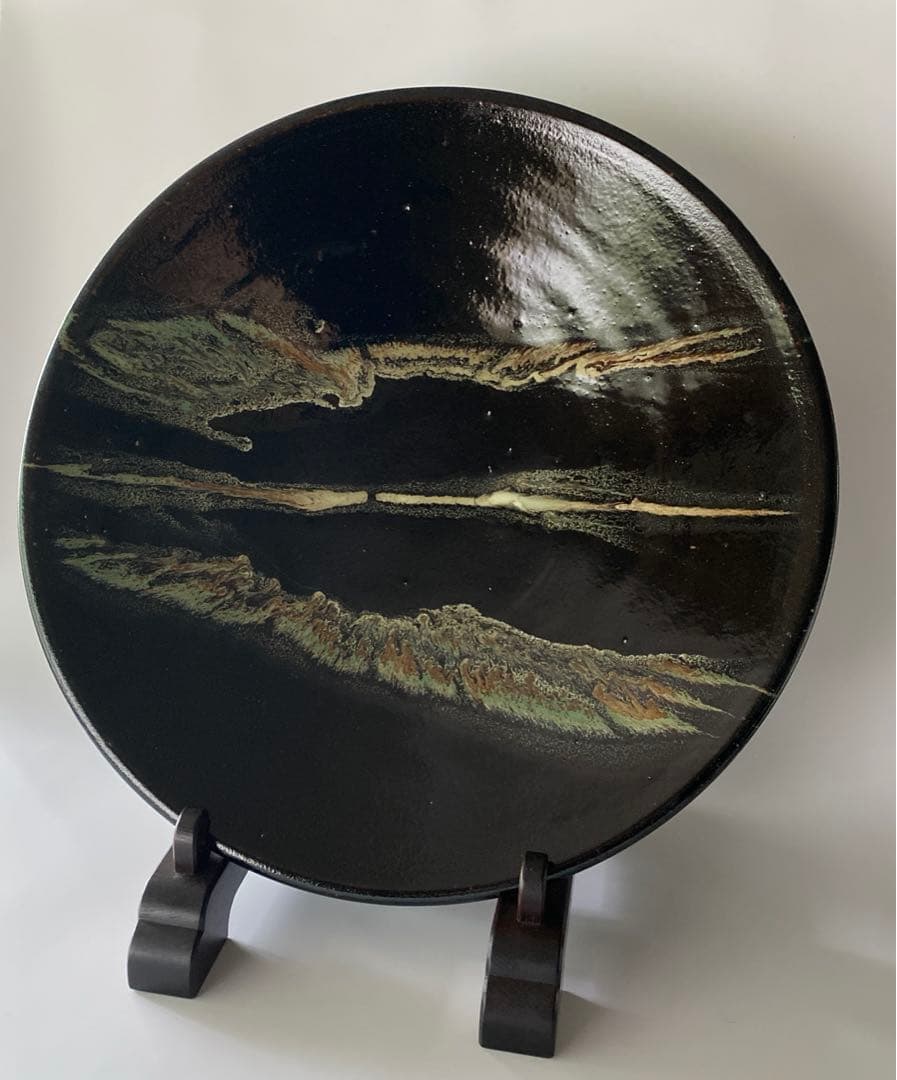 皿立て 皿立 民藝館型 日本民藝館 特大 高級 欅 けやき 民藝 柳宗悦の