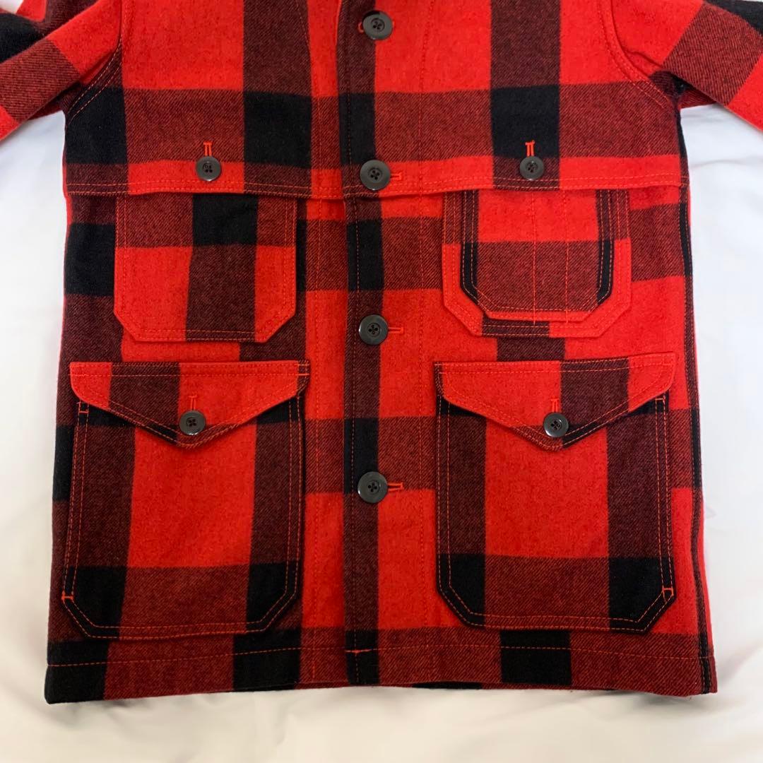 オシュコシュ　マッキーノクルーザー　赤×黒　タータンチェック　アーカイブ
