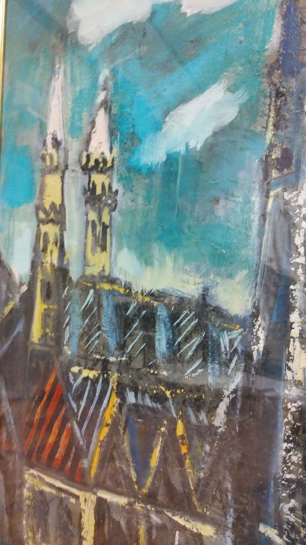 鈴木 清 油絵 風景画 】シュテファンドーム