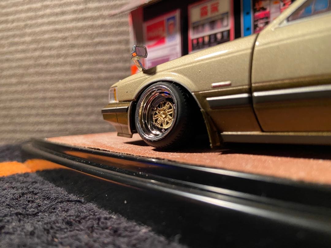 1/24 国産名車コレクション ソアラ カスタム ジオラマ 旧車 クリアケース