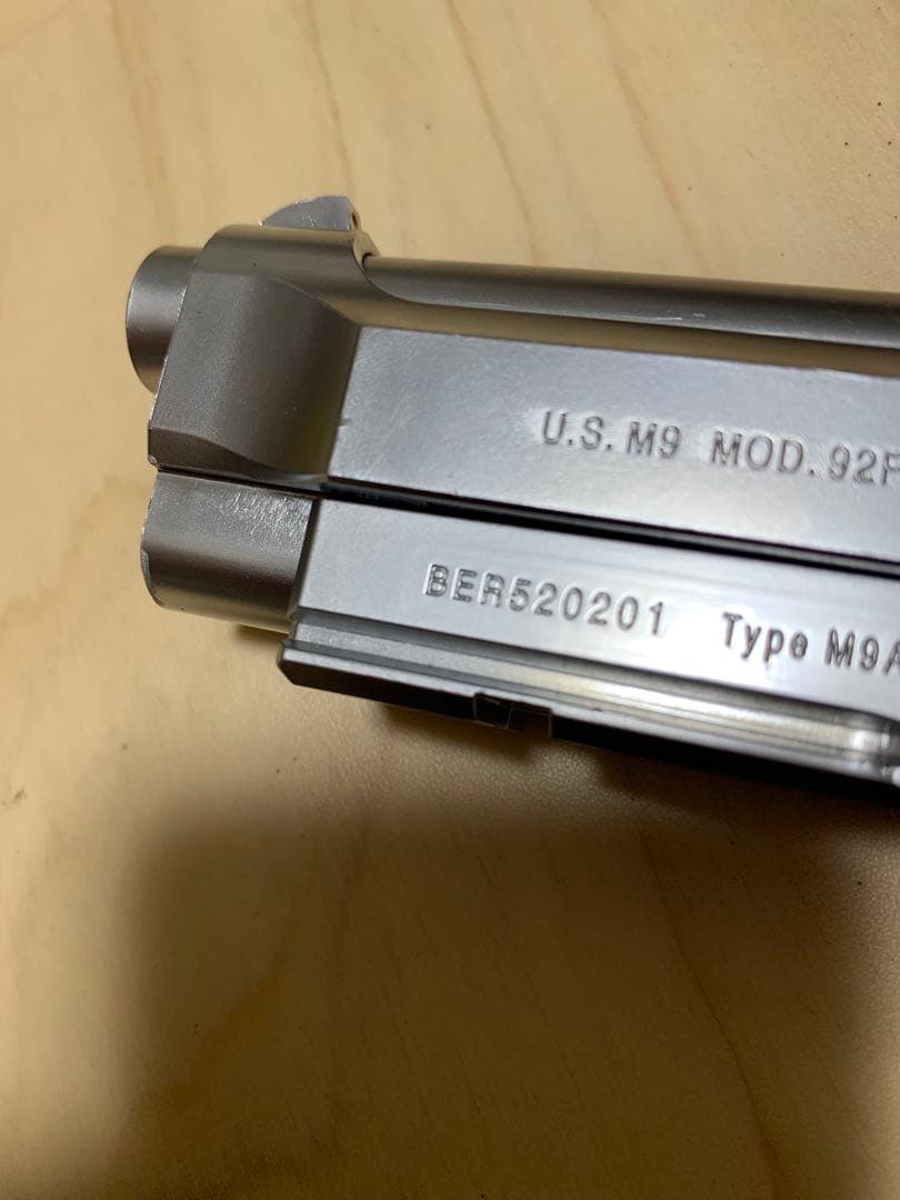 廃盤 東京マルイM9A1クロームステンレス　ガスブローバック