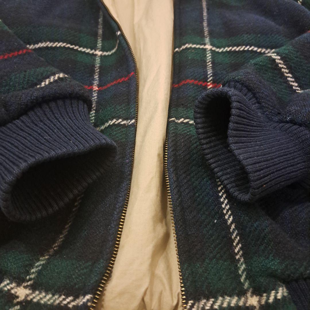 訳あり特価 ポロラルフローレン タータンチェック ウール ハリントン