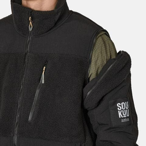 ザノースフェイス アンダーカバー SOUKUU フリース ジャケット XS 黒