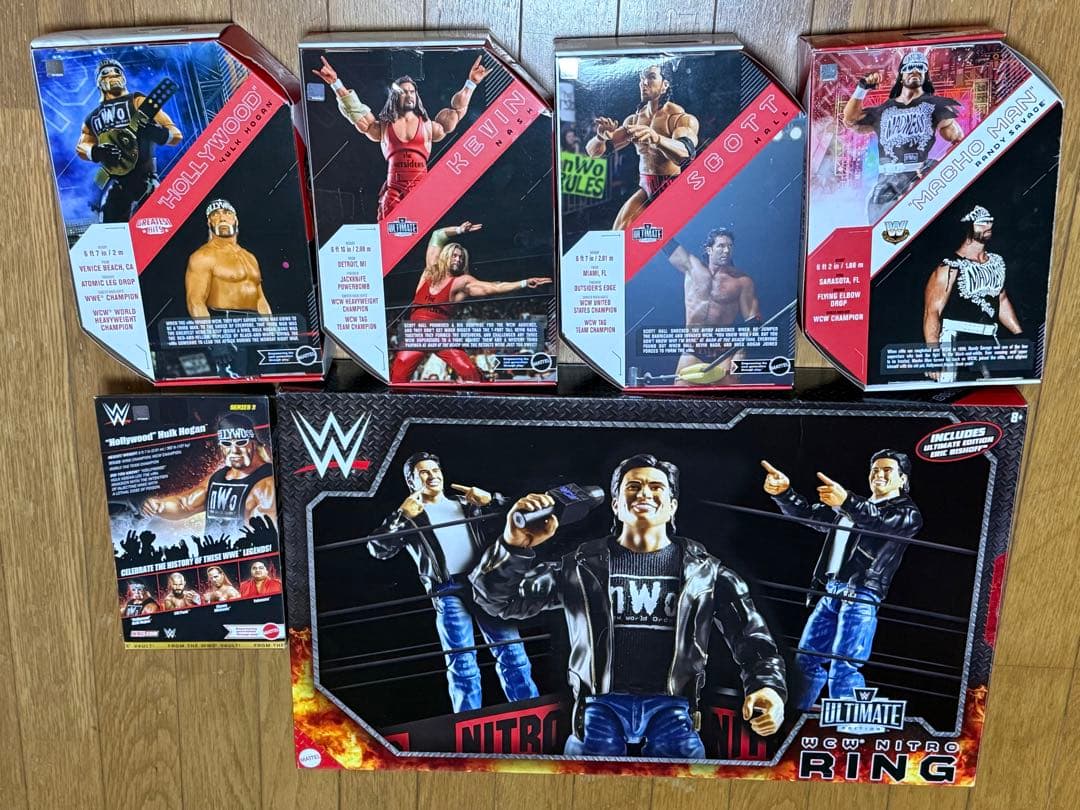 WWE WCW NWO フィギュア リング セット 検 プロレス 新日本プロレス
